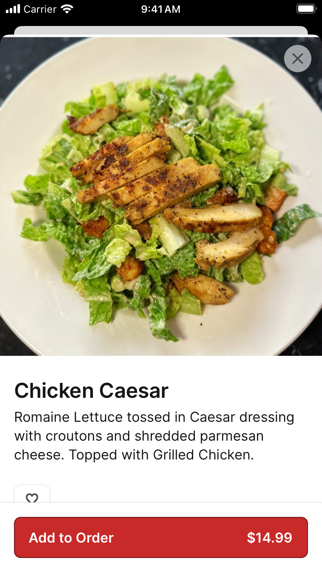 Moonlite Diner To Go iPhone screenshot 3 - Food & Drink app