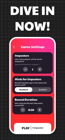 Imposter Game: Spy — Fakeit iPhone screenshot