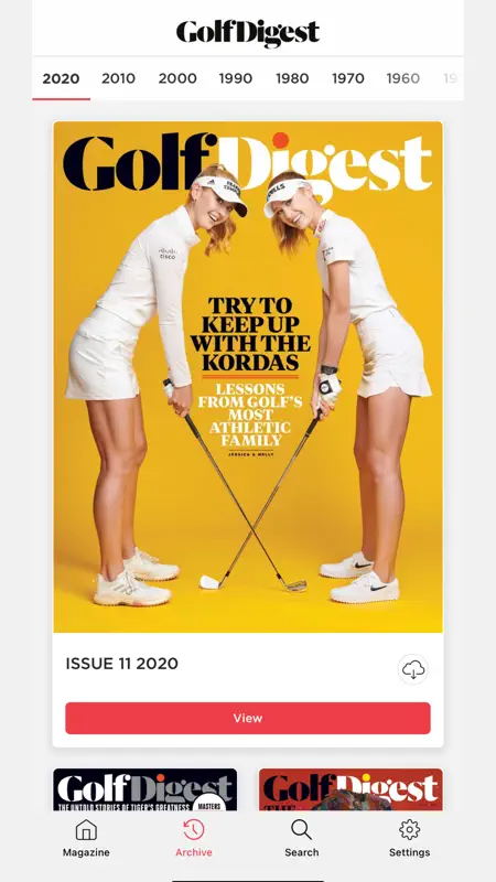 Golf Digest Magazine screenshot 4 of 5