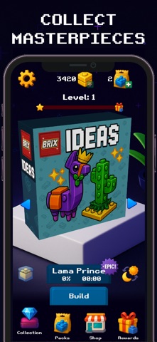 BRIX: Brick Building Blocks 3D iPhone screenshot
