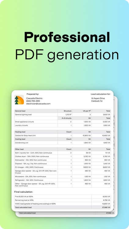 Electric Load Calculator