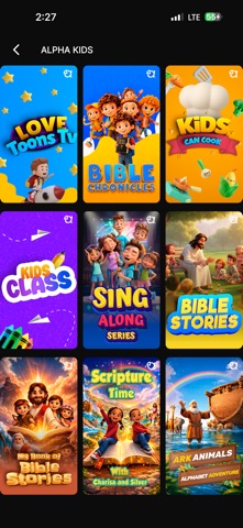 Alpha TV iPhone screenshot