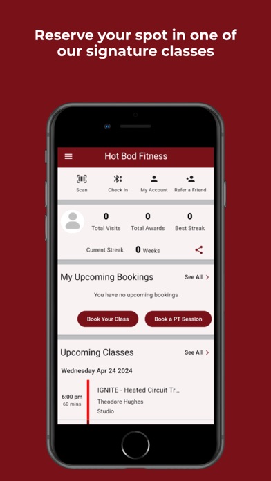 HotBod Fitness Screenshot