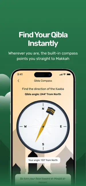 Noor Quran: Prayer Times iPhone screenshot 5