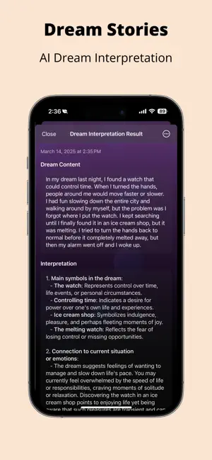 AI Dream Interpreter: Dreams screenshot 2