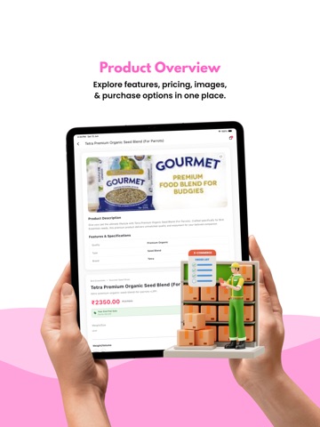 Pet Accessories store iPad screenshot