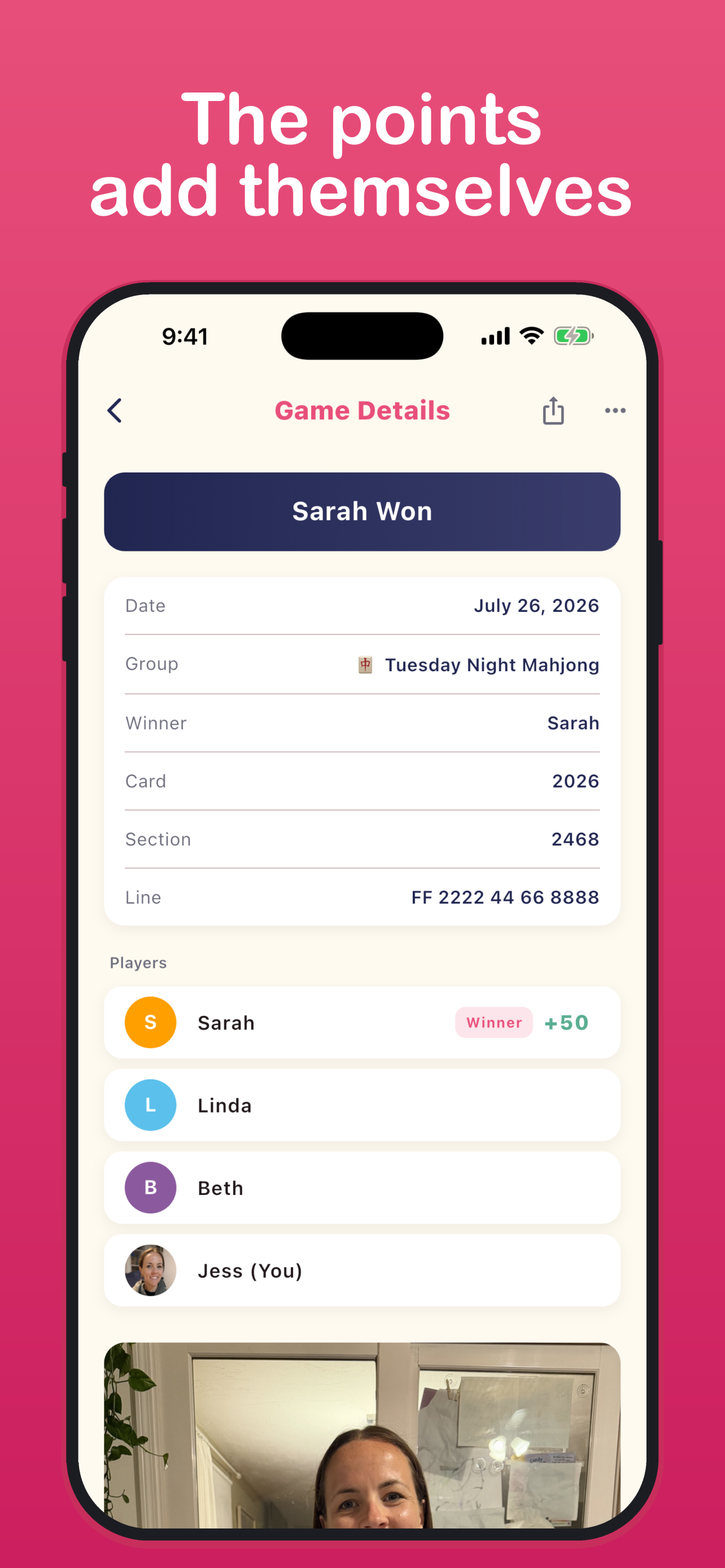 MahWins: Mahjong Game Tracker screenshot 2