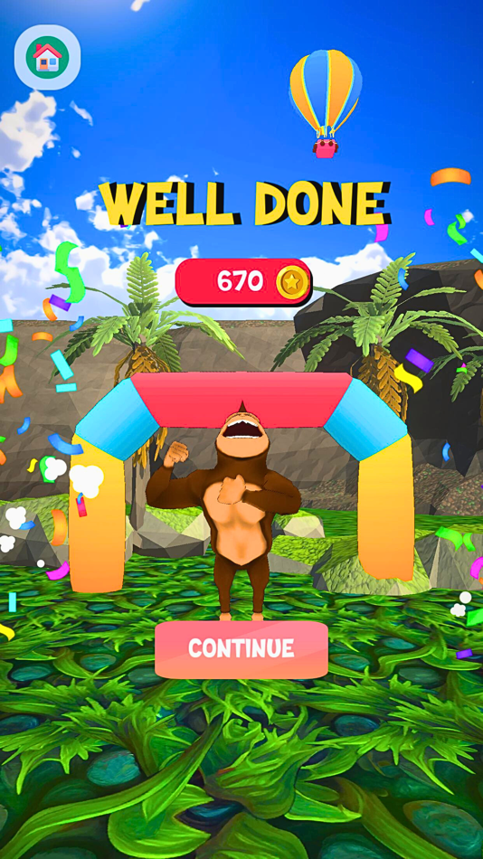 #3. Monkey Banana Drop Jungle game (iOS) Podle: Mayank Bhoria