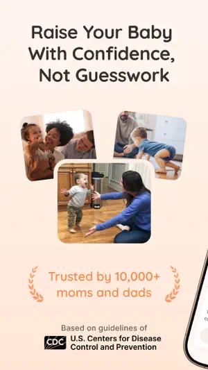 Coozy: Baby Milestone Tracker screenshot 1