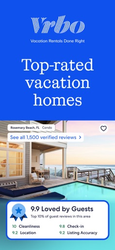 Vrbo Vacation Rentals screenshot