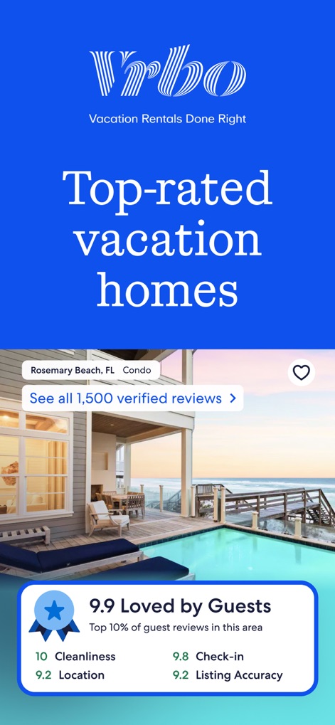 Vrbo Vacation Rentals - Top-Rated Homes