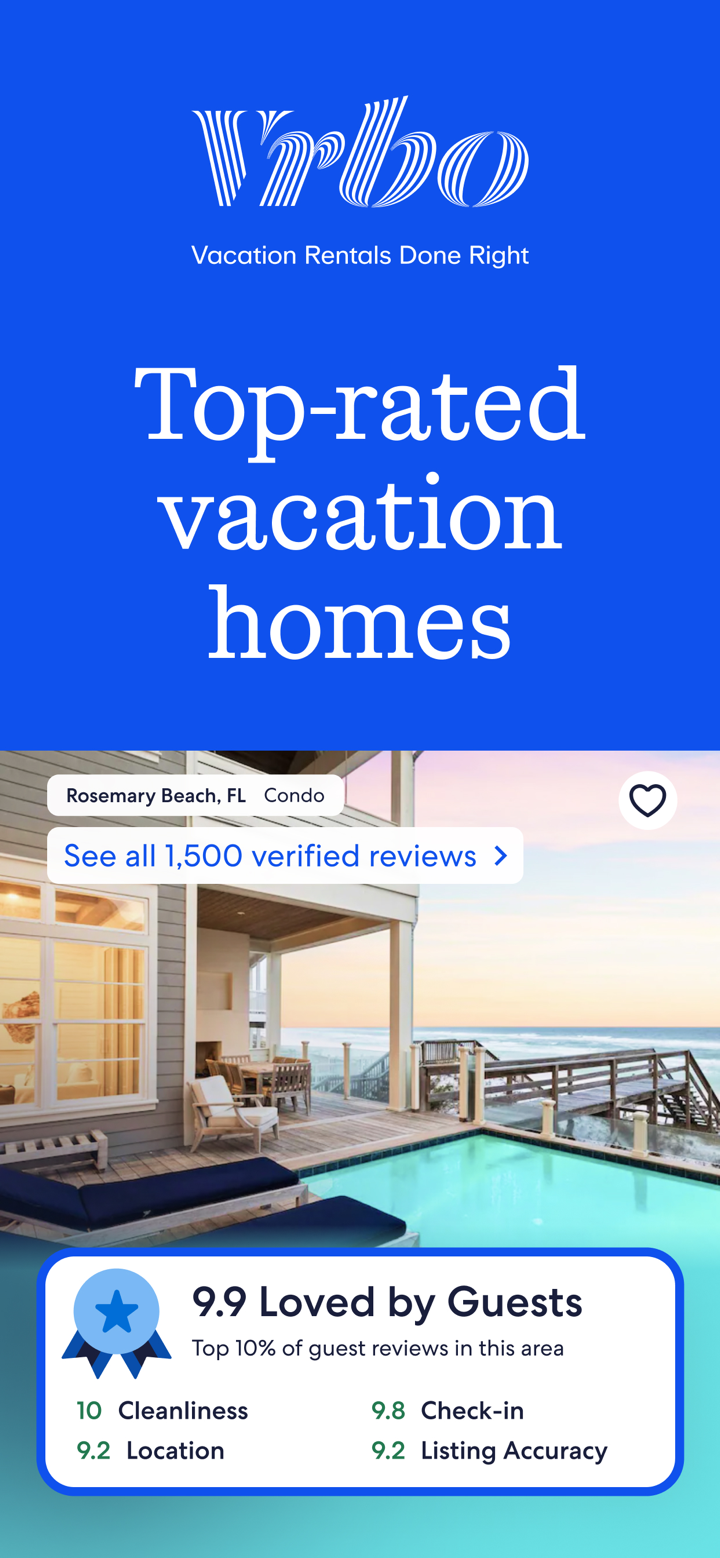 Vrbo Vacation Rentals screenshot 1