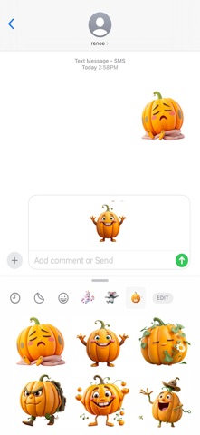 巨大的南瓜贴纸 screenshot