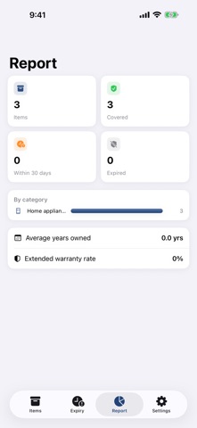 Warranty Pocket - Expiry Log iPhone screenshot