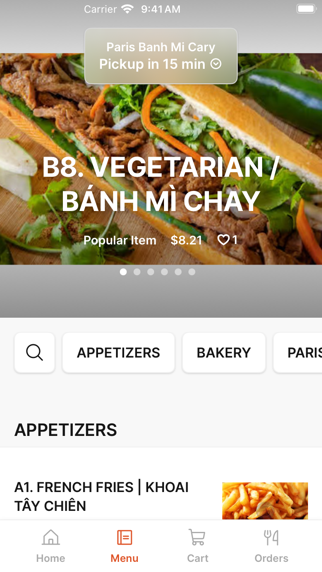 Paris Banh Mi iPhone screenshot 2 - Food & Drink app