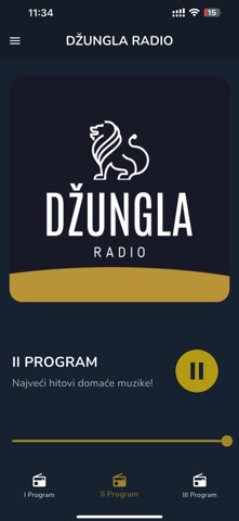 Džungla Radio iPhone screenshot