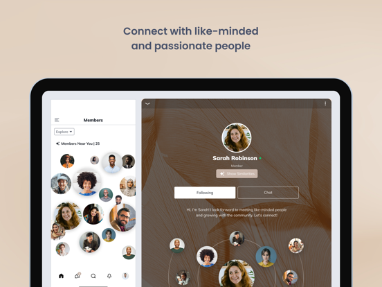 Coach Inayah iPad screenshot 3 - Social Networking app