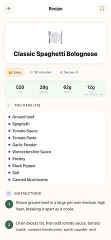 My Sous Chef: Smart Assistant Screenshot 4 of 6