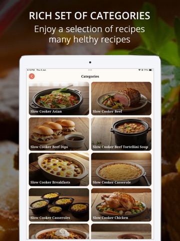 CrockPot Recipes & Meal Plans iPad screenshot