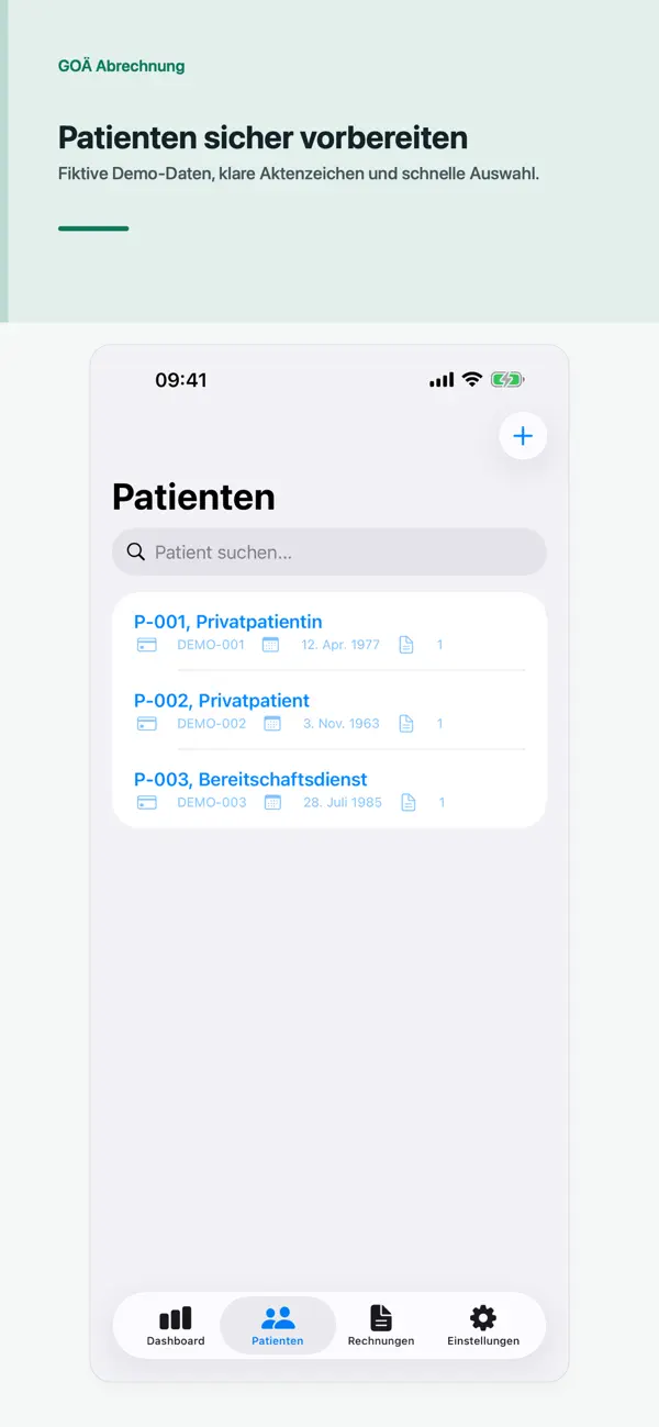 Screenshot #2 pour GOÄ Abrechnung