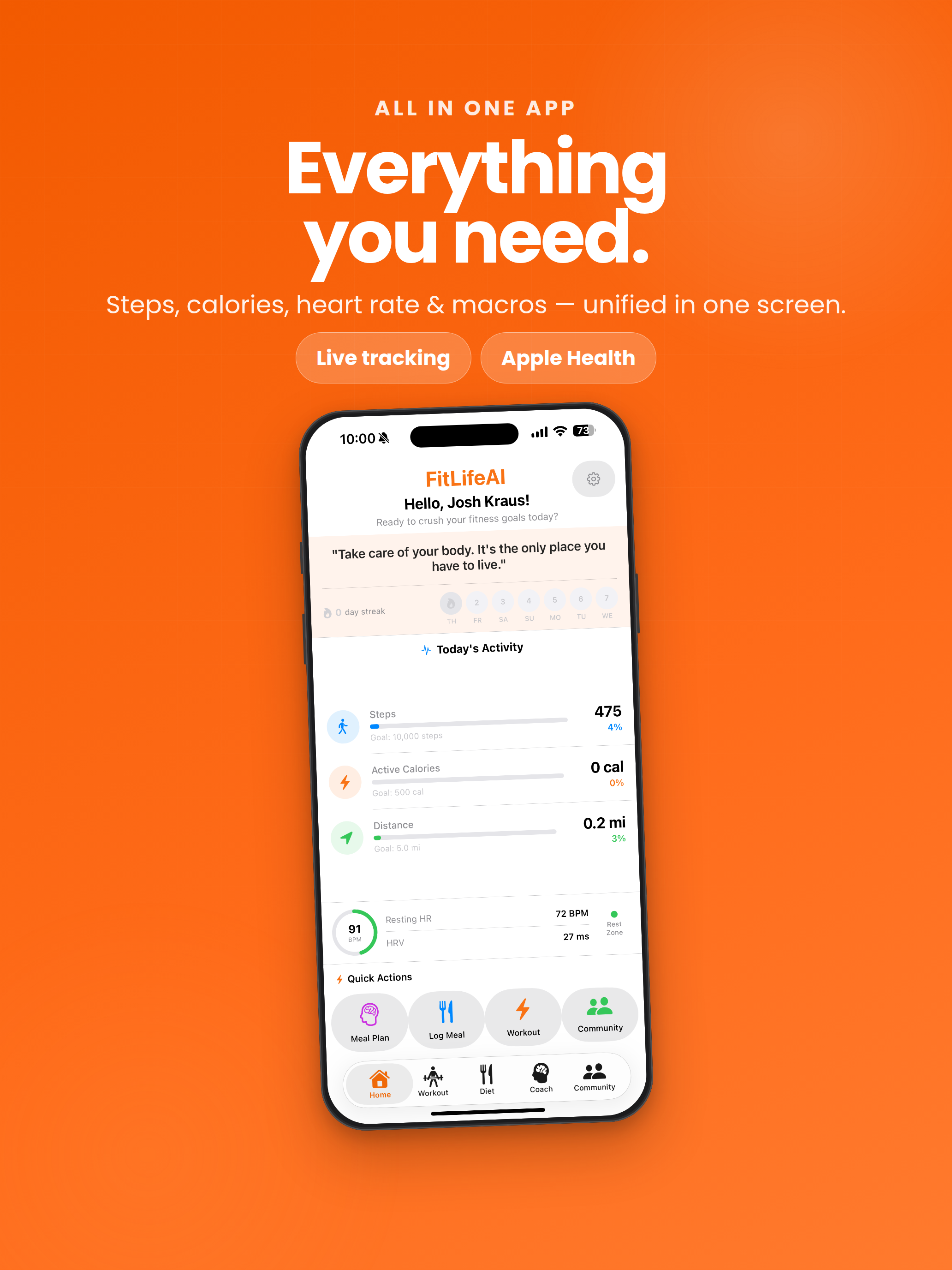 FitLifeAI: AI Coach & Macros screenshot 6