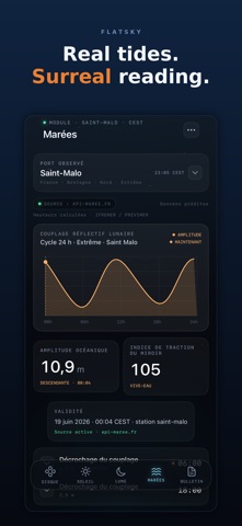 FlatSky: Sun, Moon, Tides screenshot