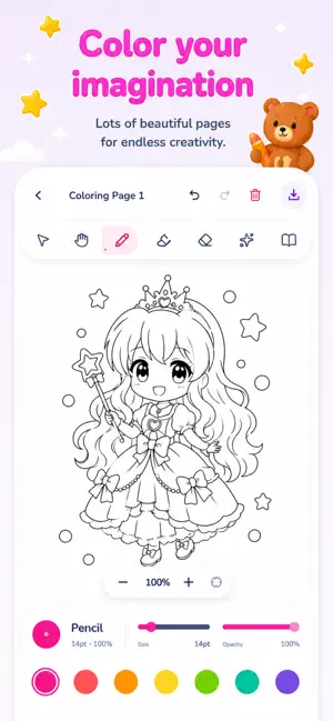 Coloring Book: Paint & Draw screenshot 1