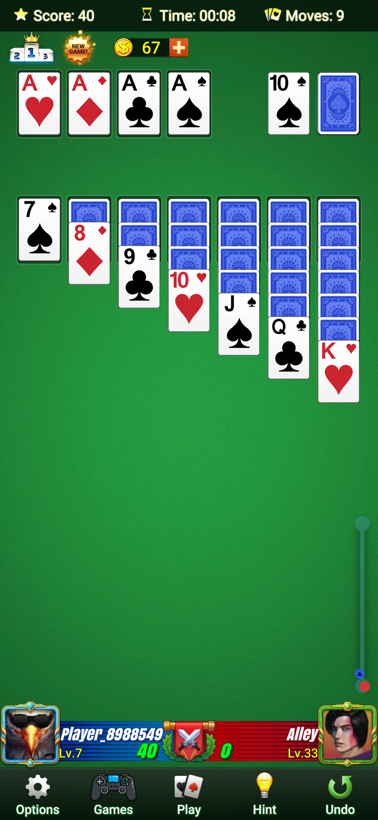 Solitaire Klondike - FreeCell