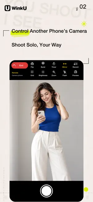 WinkU - Dual Phone Cam Remote screenshot 2