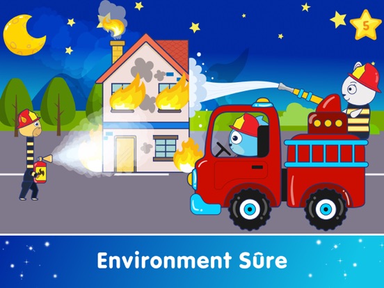 Screenshot #6 pour Jeux de camions & pompiers