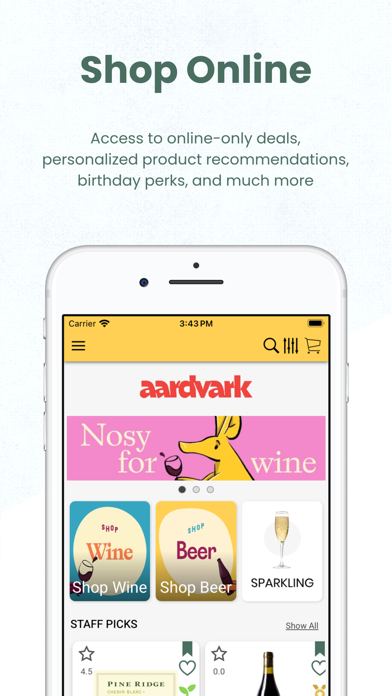 Aardvark Wine & Beer Screenshot