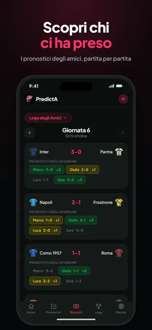 PredictA screenshot 2