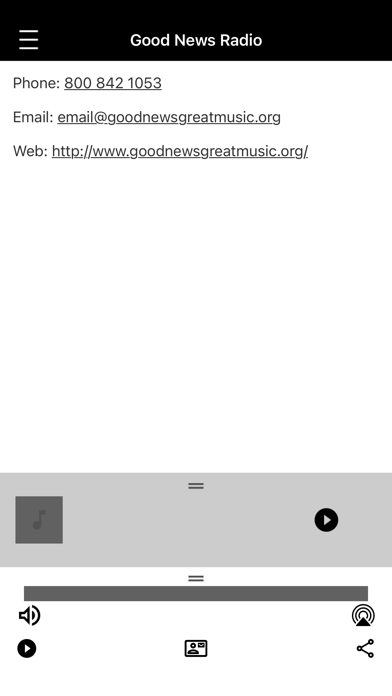 KGRD Good News Radio Screenshot