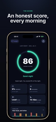 Snoria: Snore Recorder & Score screenshot 1