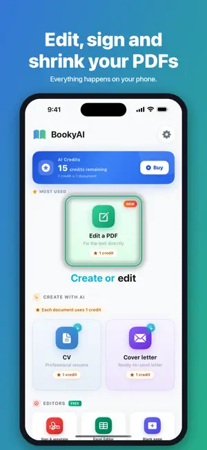 BookyAI screenshot 1