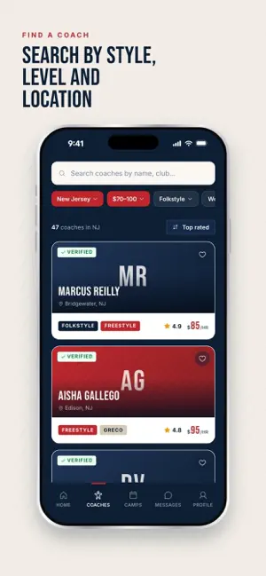 Wrestling Hub: Coaches & Camps screenshot 3