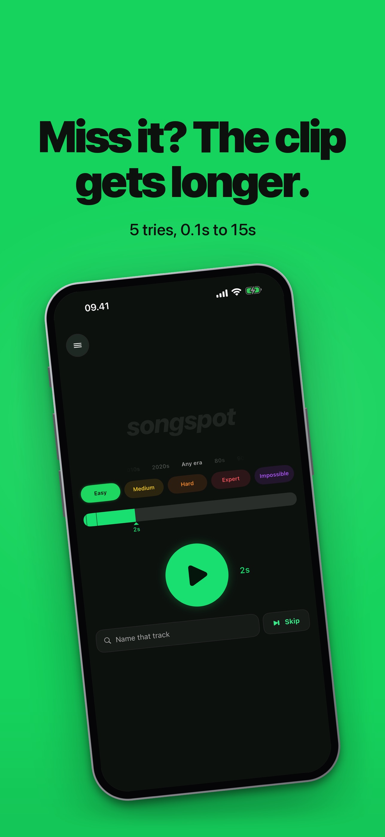 Screenshot 2 of Songspot: Guess the song