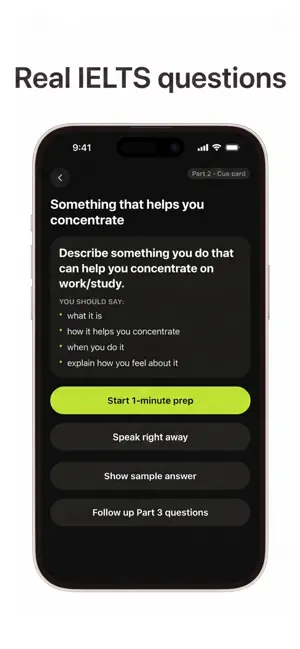 Speaky IELTS screenshot 3