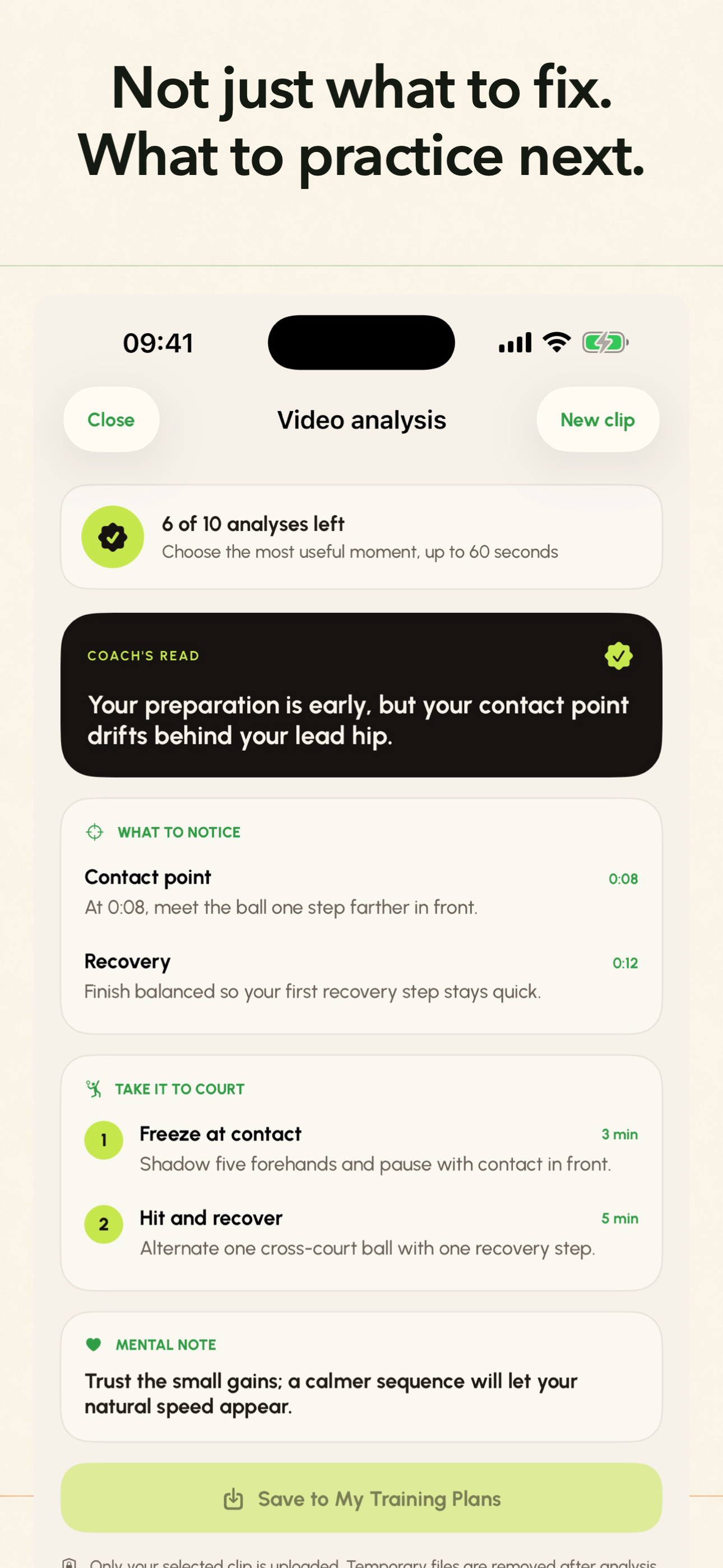 Tennis Day: AI Tennis Coach screenshot 5