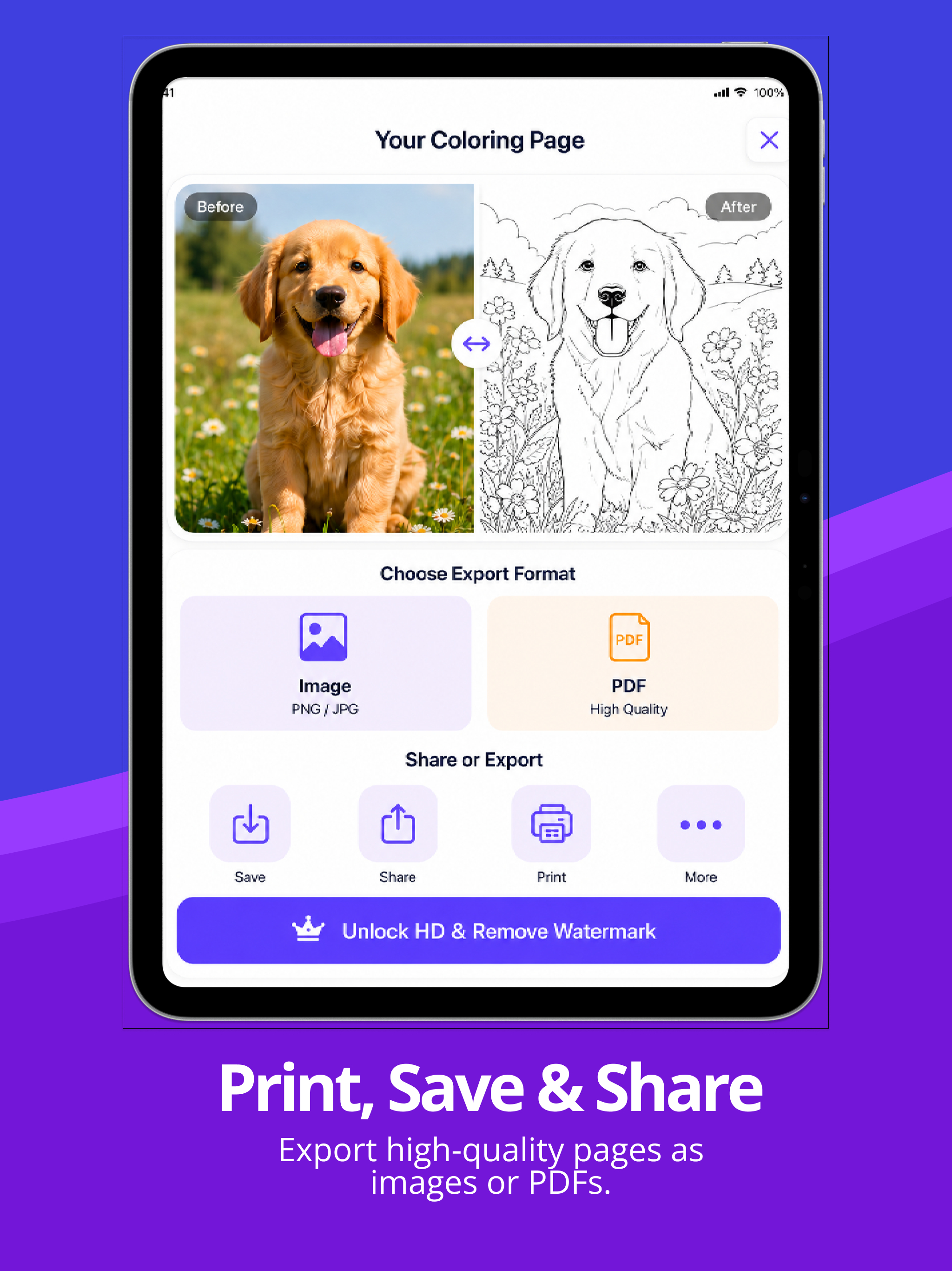 AI Coloring Book Maker screenshot 8