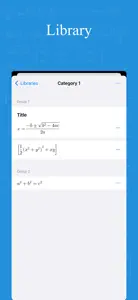 xFormula - Equation Editor screenshot #8 for iPhone