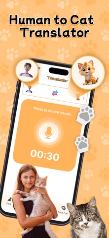 Human to Cat & Dog Translator iPhone screenshot