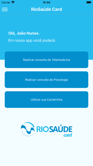 Rio Saúde Telemedicina Screenshot