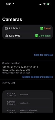 Alpha GPS screenshot