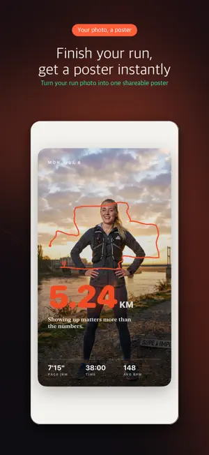 RunStamp: Running Poster screenshot 1