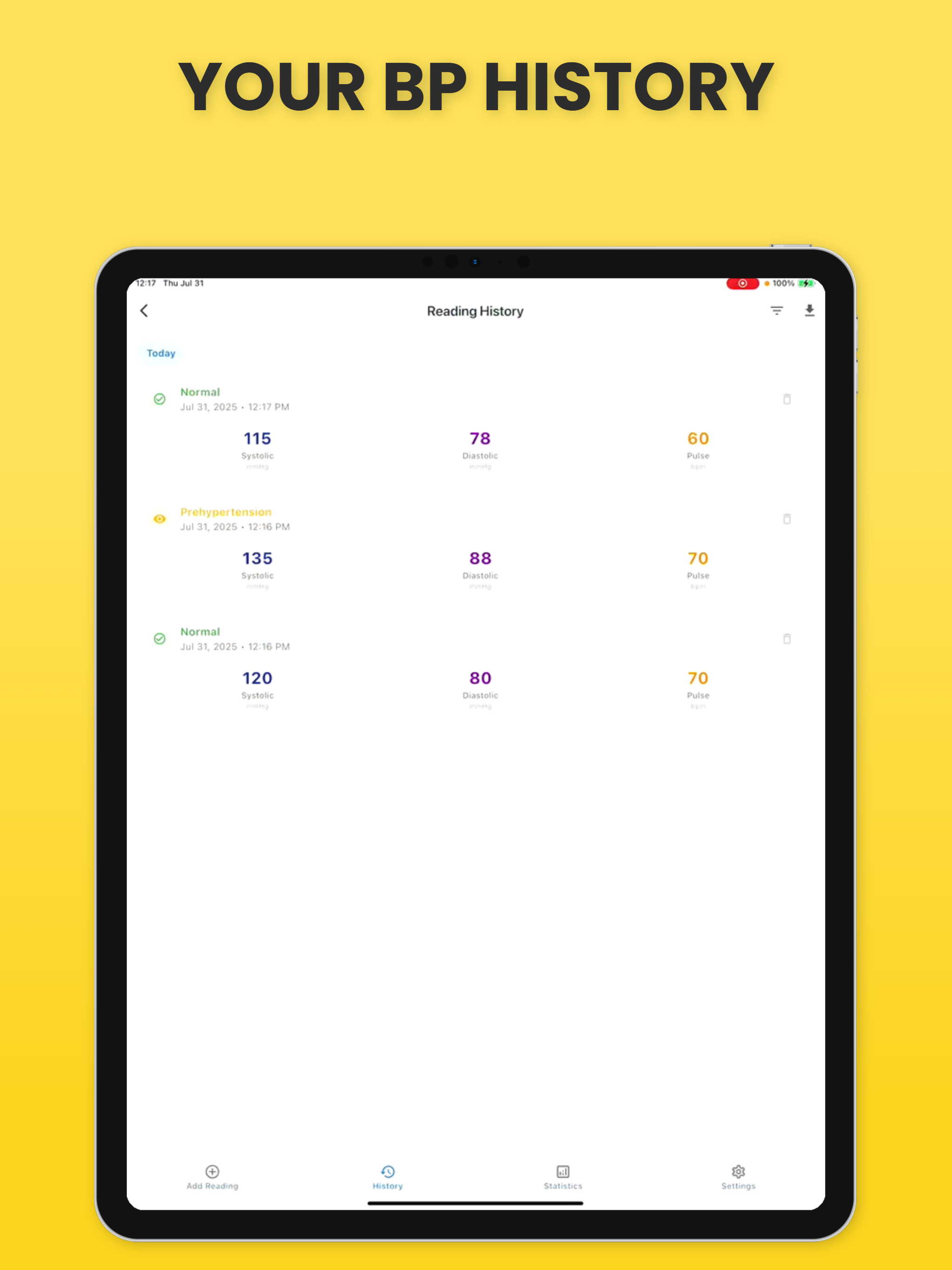 BP Tracker Diary screenshot 9