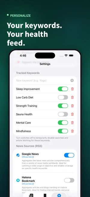 WellNews - AI Health Tracker screenshot 2