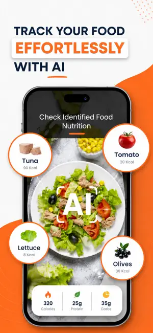 AI Calorie Counter & Food Log screenshot 2