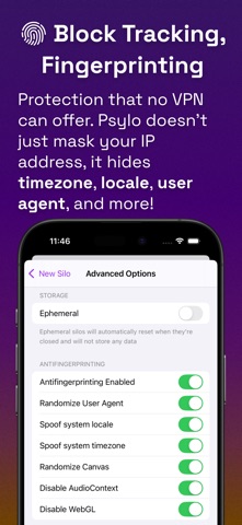 Psylo: Private Browser & Proxy Screenshot 5 of 10