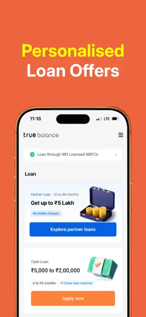 True Balance - Personal Loan iPhone screenshot 2